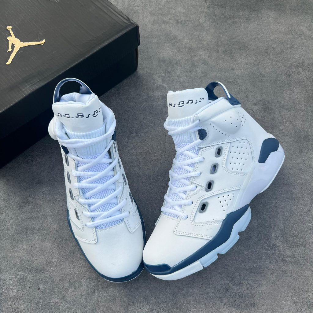 AIR JORDAN 6 GS WHITE MIDNIGHT NAVY