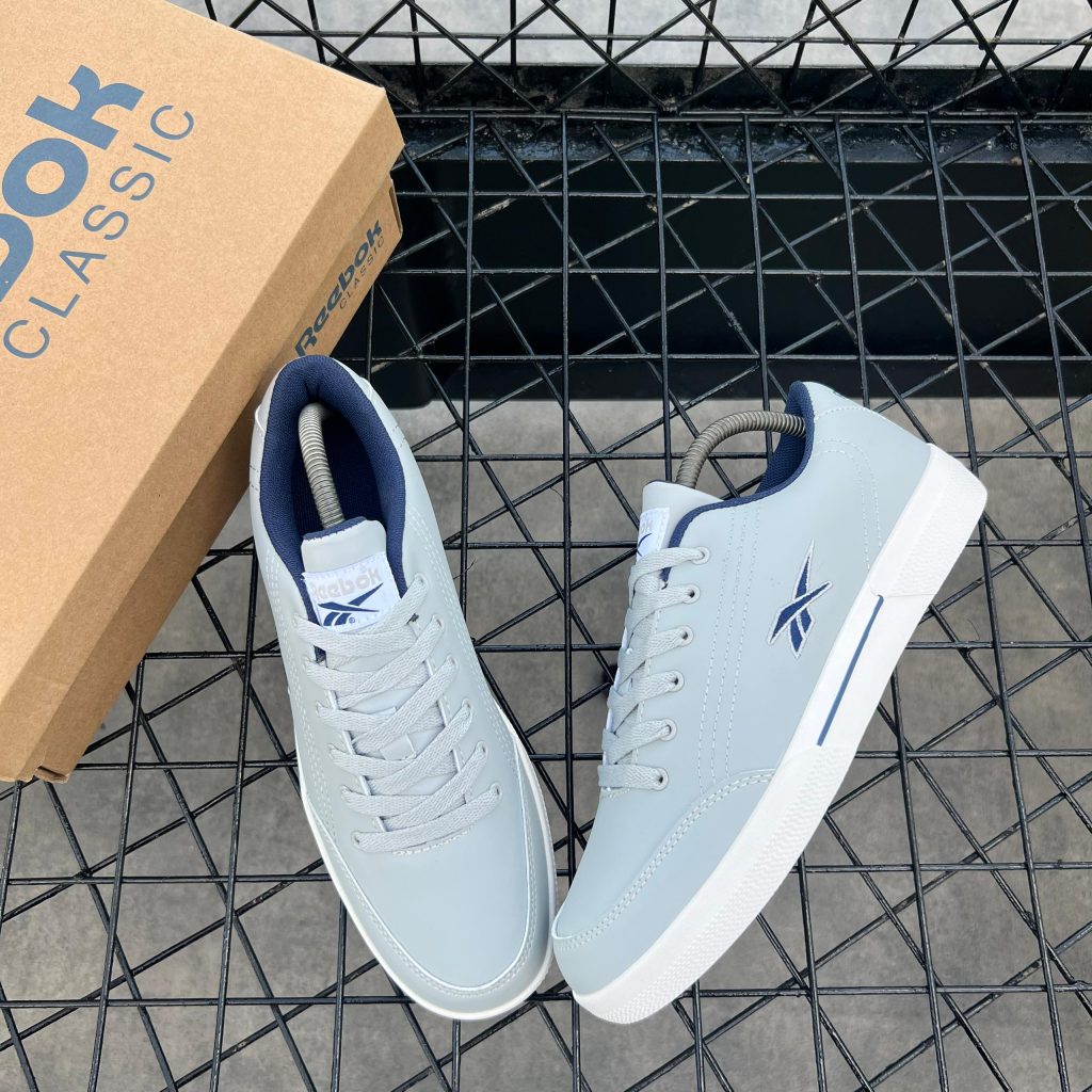 REEBOK CVC SLICE COOL GREY & BLUE ACCENTS
