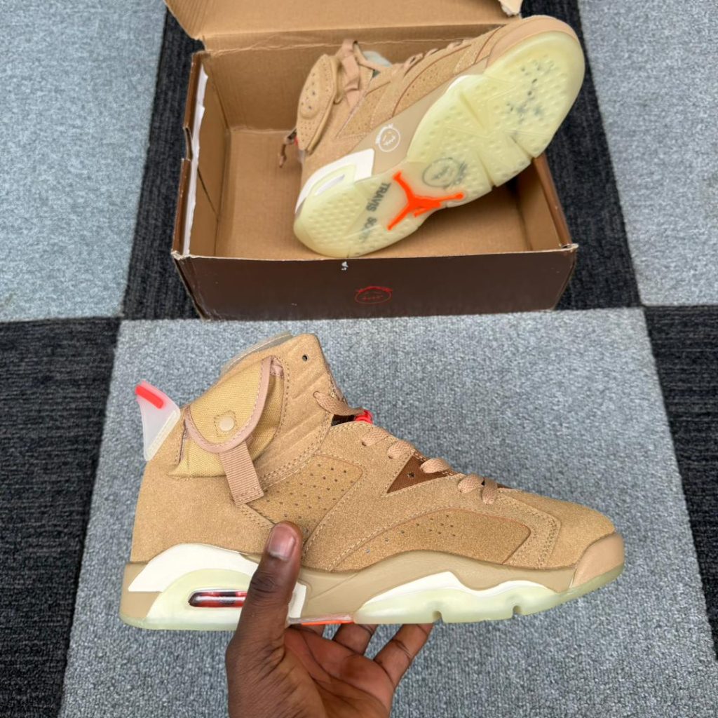 Travis Scott x Air Jordan 6 Retro 'British Khaki