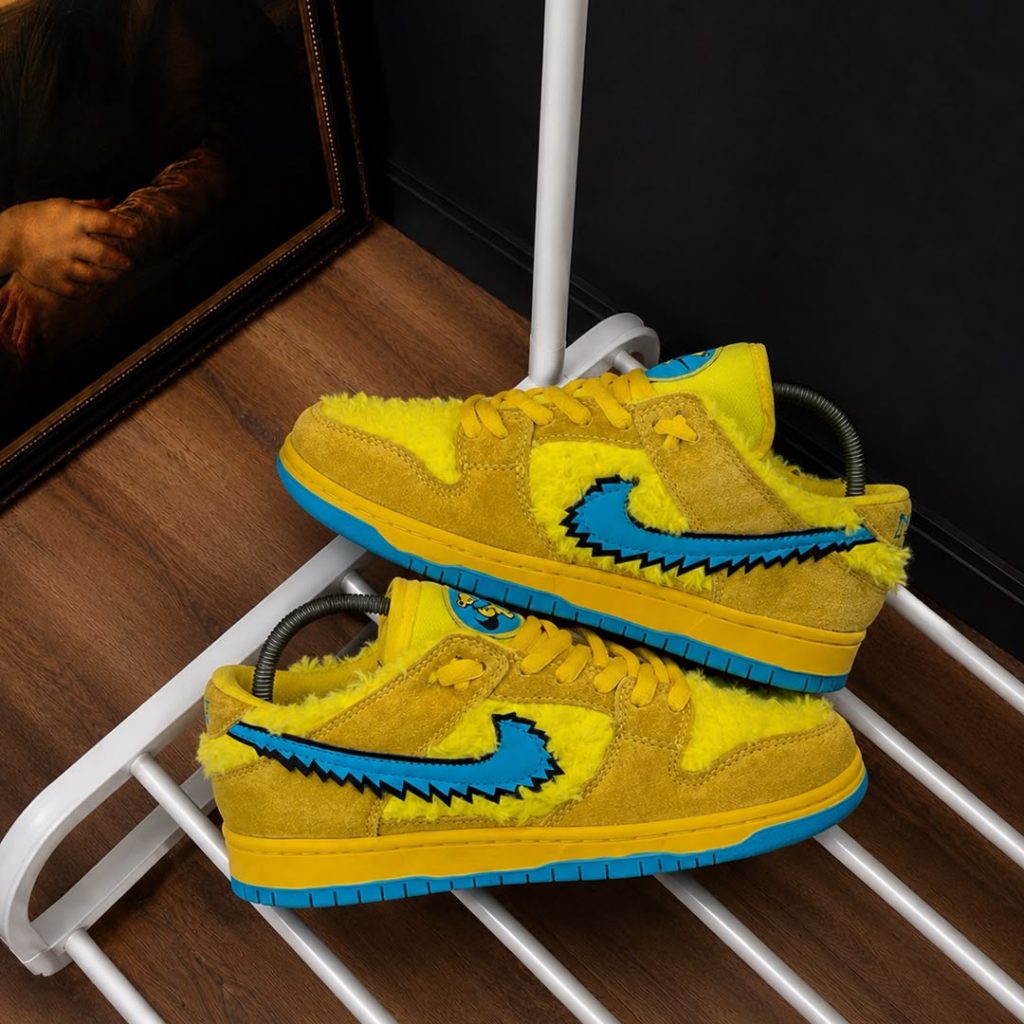 Nike SB Dunk Low Grateful Dead Bears Opti Yellow
