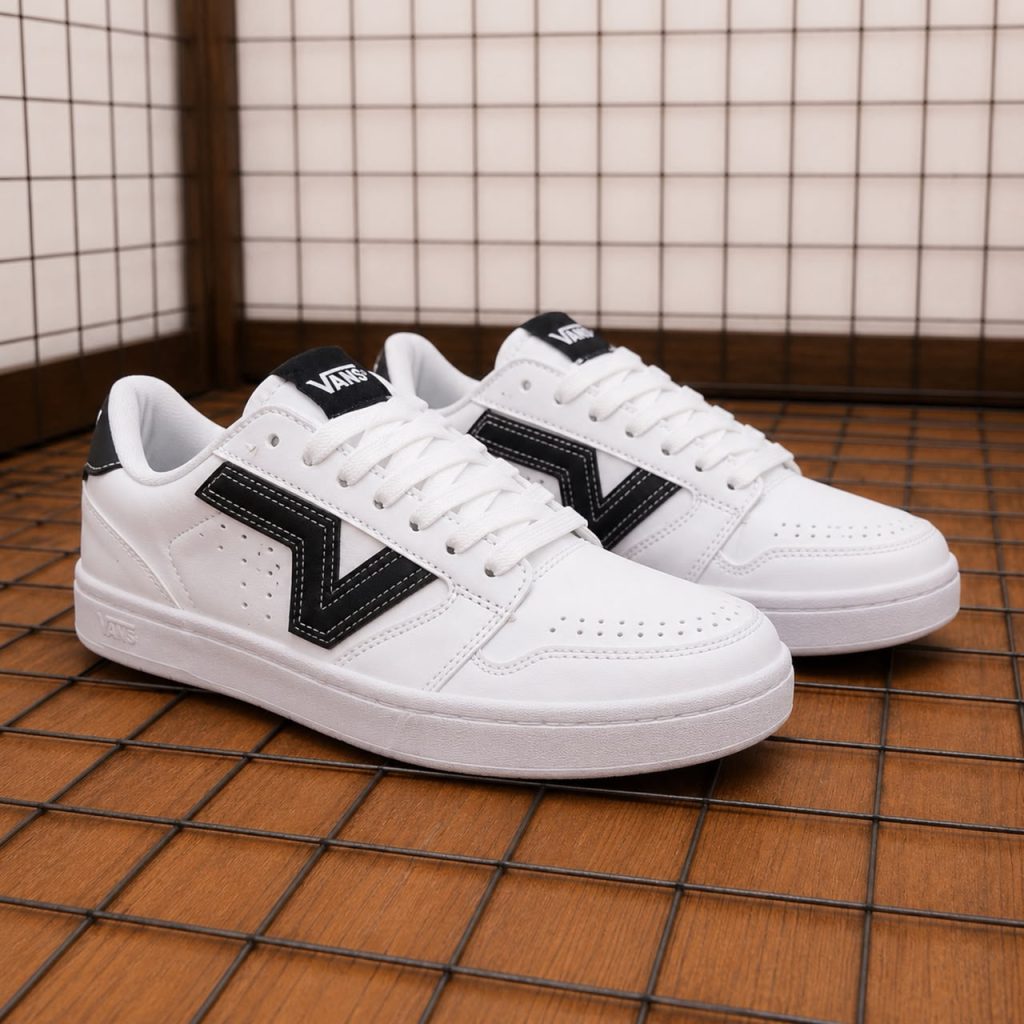 VANS LOWLAND 2.0 WHITE/BLACK
