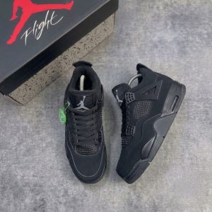 AIR JORDAN 4 TRIPLE BLACK 'BLACK CAT